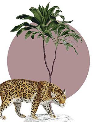 Komar Quadro da parete Botanical Garden Jaguar – Dimensioni: 40 x 50 cm – Poster stampa artistica decorazione soggiorno camera da letto