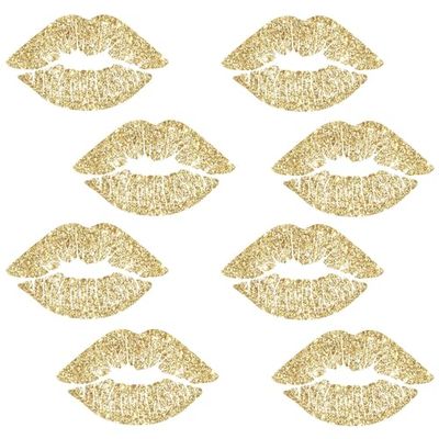 RoomMates rmk3531scs Lip schillen en stikken muurstickers met glitter