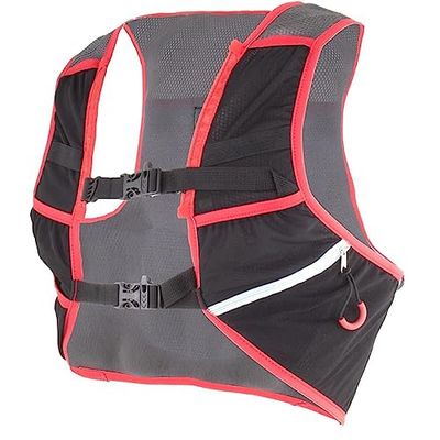 Joluvi Unisex Ultralight Pro Vest Väska Jacka, Röd/Svart, En storlek, Röd/Svart, one size