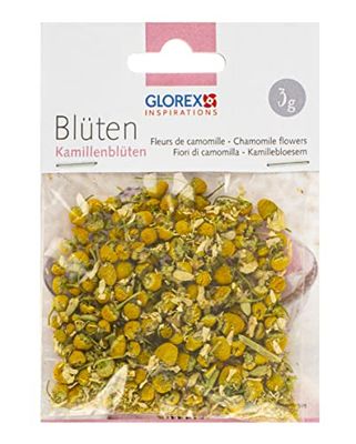 Glorex Gedroogde bloemen, geel, 4 g