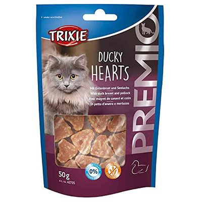 Trixie Premio Hearts, Pato/Merluza, 50 g