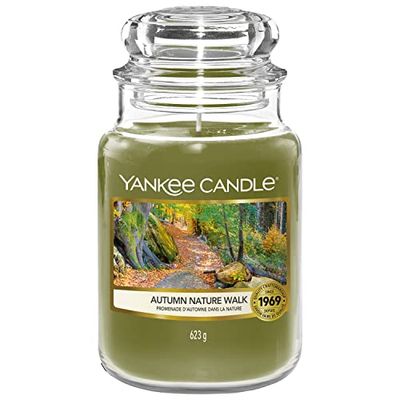 Yankee Candle Scented Candle Autumn Nature Walk Large Jar Candle Burn Time: up to 150 Hours