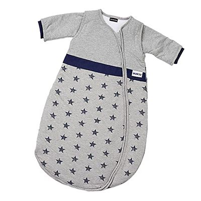 gesslein 773144 Saco de dormir para bebé, tamaño 110, color de nº 144 gris con estrellas azules