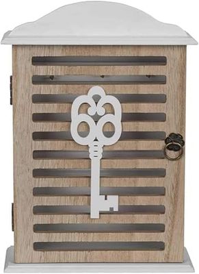 Avilia Armario para Llaves, Madera, marrón, 6D x 19L x 28,5H cm
