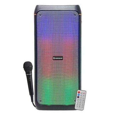 Coolsound Party Boom A390 Enceinte Portable Bluetooth 150 W 2 X 8 - Éclairage LED - USB, MicroSD, Jack3,5 mm - Batterie 3,7 V 3000