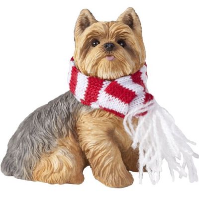 Sandicast Brun, ornement de sculpture, Yorkshire Terrier