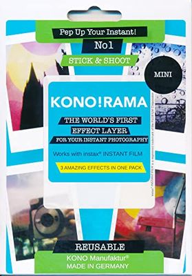 KONO!RAMA 1-Mini 3-delige filterset voor Fuji INSTAX Mini