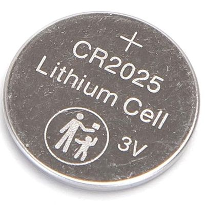 Pila de botón CR2025, 3V, 5 Unidades, Ideal para Dispositivos electrónicos, Relojes y Juguetes.