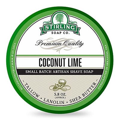Stirling Jabón de Afeitar Coconut Lime 170ml - Coco y Lima - Hombre - Adultos - Unisex-Adultos