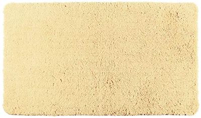 WENKO 22326100 Tapis de Bain Moelleux Polyester/Acrylique Vanille 120 x 70 x 1 cm