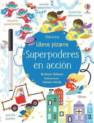 Superpoderes en acción (Libros pizarra con actividades)