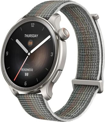 Amazfit Balans 46 mm smartwatch, NFC contactloze betaling, AI Fitness Coach, 14 dagen batterijduur, slaap- en gezondheidsmonitoring, GPS, 150+ sportmodi, Bluetooth-oproepen, AMOLED-scherm voor Android