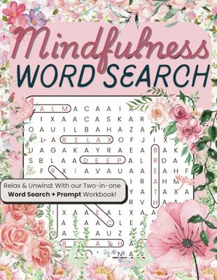 Mindfulness Word Search Puzzles for Adults: Stress & Anxiety Relief | Create Calm with Relaxing Prompts