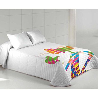 Pink Panther Bouti Pop 100% poliéster branco, cama 90