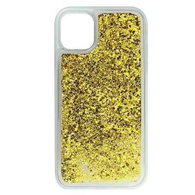 BABACO Funda para iPhone 11 con Efecto de Purpurina líquida, Color Dorado