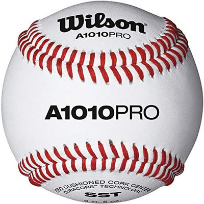 Wilson Pro Series - Palloni da baseball A1010, SST, NFHS (una dozzina)