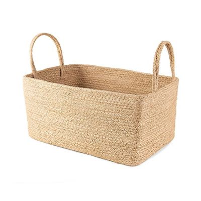 Compactor Dina Jute opbergmand, maat groot, 34 x 23 x 18 cm, bruin, RAN10541