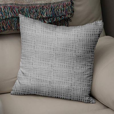 Bonamaison dekorativt kuddöverdrag slumpmässigt mönster, prydnadskuddöverdrag, heminredning örngott för vardagsrum, soffa, sovrum, storlek: 43 x 43 cm – designad och tillverkad i Turkiet