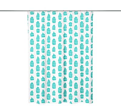 Bonamaison, Rideau de Douche Imprimé Numériquement, Anneaux de Rideau de Douche Inclus, 1 Pièce, 140X200 Cm - Conçu et fabriqué en Turquie