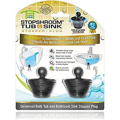 Tubshroom STSPLG2PK Filtro, Negro