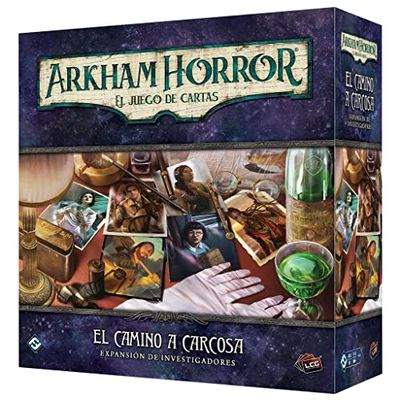 JUEGO DE MESA ARKHAM HORROR LCG: EL CAMINO A CARCOSA EXP. INVESTIGADORES PEGI 14