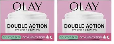 Olay Double Action Day & Night Sensitive Cream, 50ml (Pack of 2)