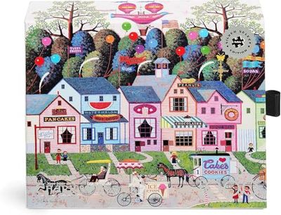 Buffalo Games - Silver Select - Charles Wysocki - Charles Wysocki - Confection Street - Puzzle da 1000 pezzi per adulti - Puzzle impegnativo perfetto per serate di gioco - Dimensioni finite 26,75 x
