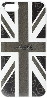 Coque de protection fantaisie Color Your World pour iphone 5 – Union Jack noir Mac