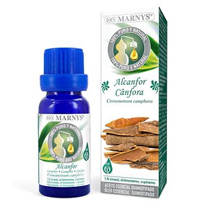 MARNYS Óleo essencial cânfora 100% puro quimiotipado 15 ml