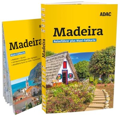 ADAC Reiseführer plus Madeira und Porto Santo: Mit Maxi-Faltkarte und praktischer Spiralbindung