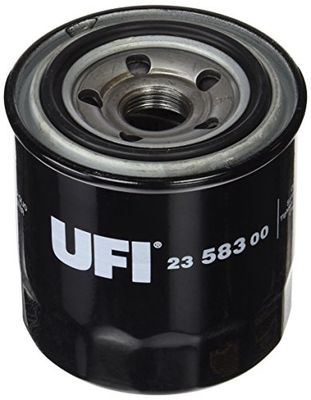 UFI Filtro de óleo 23.583.00, filtro de óleo de substituição, adequado para carros, adequado para modelos Hyundai Tucson, Hyundai Veloster e Kia Carens