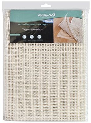 Venilia Venigrip Antiderrapante, protetor de chão para tapete, subsolo, pode ser cortado à medida, branco, 60 x 120 cm, 54168