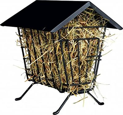Trixie Free-Standing Hay Manger, Black