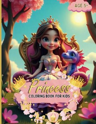 Princess Coloring Book: Magical