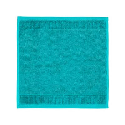 MÖVE Bamboo Luxe Serviettes Lavettes 30 x 30 cm, Fabriqué en Allemagne, 60% coton / 40% viscose en pulpe de bambou, Ocean (Bleu)