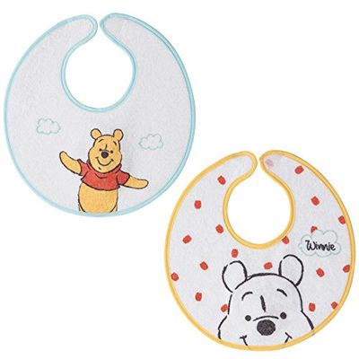 Babycalin - set med 2 haklappar 27 x 28 cm - Nalle