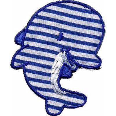 HKM 10231210 patches, blauw/wit, één maat