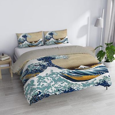 Italian Bed Linen Påslakan ARTE Full täckning Digitalt Tryck, AR104, Dubbel