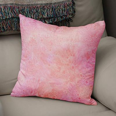 BonaMaison Decoratieve Kussensloop, Aquarel thema Kussenhoezen Bank, Zitkussen, Decoratieve Kussenhoesjes, Kussensloop; Sofa, Slaapkamer, Kantoor, Auto 50x50 Cm - Ontworpen en vervaardigd in Turkije