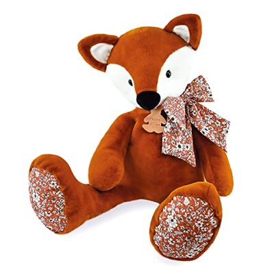 HISTOIRE D'OURS - Très Grande Peluche Renard - Orange - 60 cm Collection Copains Câlins - Doudou Ultra Doux - Compagnon Idéal de Bébé - Idée cadeau Naissance pour Filles et Garçons -HO3198