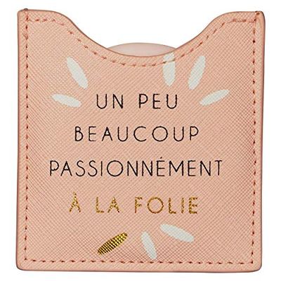 Draeger – A Little Much Mirror – Round Pocket Mirror to Take Anywhere, All Occasions – Dimensions 8.5 cm x 8 cm