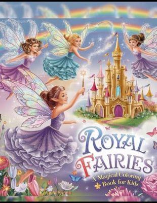 Royal Fairies: A Magical Coloring Book for Kids