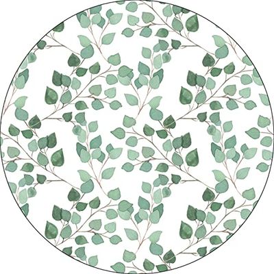 Bonateks, Ronde digitaal bedrukte muismat, antislip onderkant, voor kantoor en thuis, diameter: 22 cm