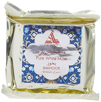HAMIDI Bakhoor Pure White Musk, 40gm