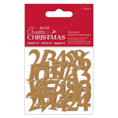 Papermania Numeri di legno, Taglia unica
