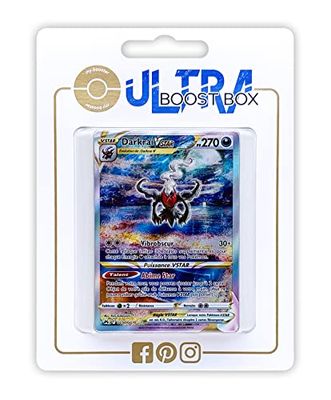 Darkrai VSTAR (Darkrai V ASTRO) GG50/GG70 Alternativa Pokémon Gallery Secreto - Ultraboost X Epée et Bouclier 12.5 Zénith Suprême - Box di 10 carte Pokémon Francese