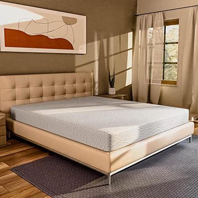 miasuite i sogni italiani OneH20_165x190x20, Espuma con Memoria, Color Blanco, 165x190 cm Matrimoniale