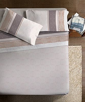 Ipersan Conjunto de cama de casal Art de Vivre, avelã, castanho, 240 x 300 cm, 175 x 200 cm + 2 / 50x80 cm