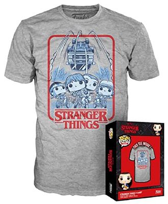 Funko Boxed Tee: Stranger Things - Extra Large - (XL) - T-Shirt - Vêtements - Idée de à Manches Courtes pour Les Adultes Les Hommes et Les Femmes - Produits Officiels Fans