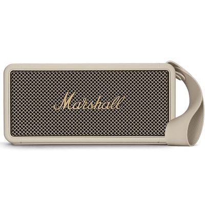 Marshall Middleton Haut-Parleur Bluetooth Portable sans Fil - 20+ Heures de Lecture Portable - Étanche IP67 - Crème